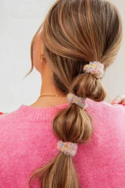 Andi Pom Pom Hair Tie 3-Pack