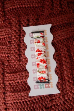 Andi Pretty Poppy Scrunchie Band Compatible with Apple Watch