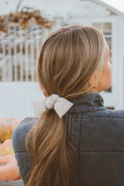 Andi Puffer Bow Scrunchie