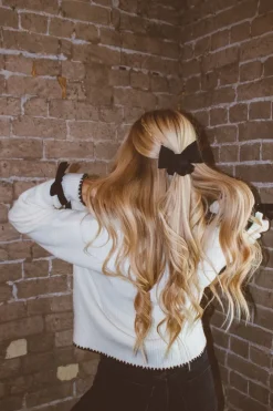 Andi Puffer Bow Scrunchie