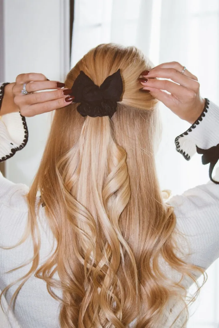 Andi Puffer Bow Scrunchie