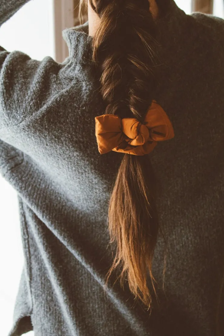 Andi Puffer Bow Scrunchie