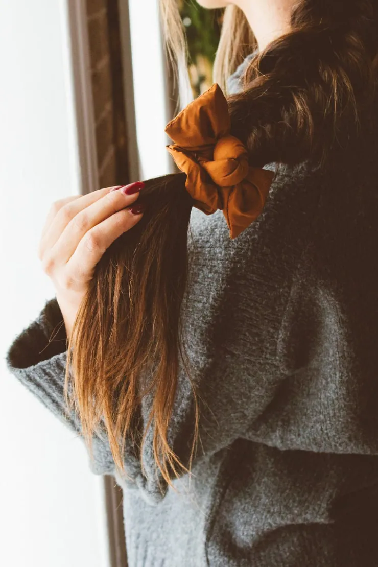 Andi Puffer Bow Scrunchie