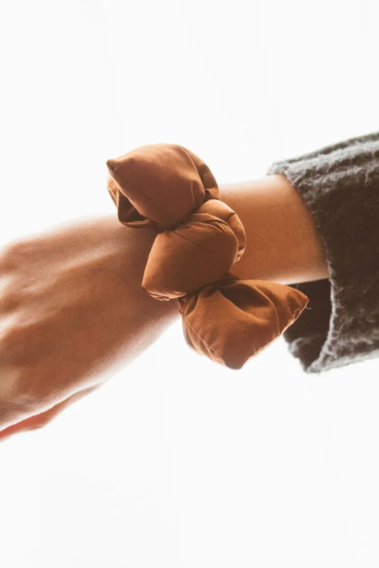 Andi Puffer Bow Scrunchie