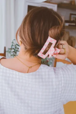 Andi Rad Checkered Claw Clip