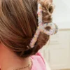 Andi Rainbow Wool Loop Claw Clip