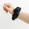 Andi Raven Black Oversized Athletic Scrunchie