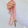 Andi Red & Pink Floral Lanyard