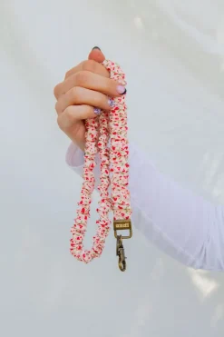 Andi Red & Pink Floral Lanyard