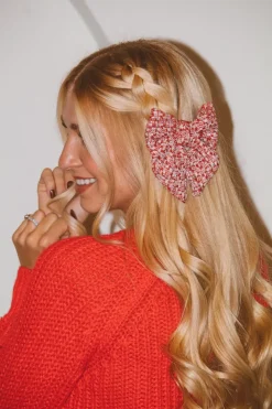 Andi Red Sweater Bow