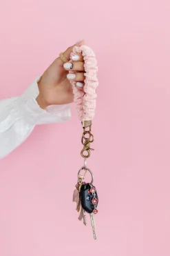 Andi Rose Corduroy Scrunchie Keychain