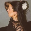 Andi Rose Ruffle Claw Clip