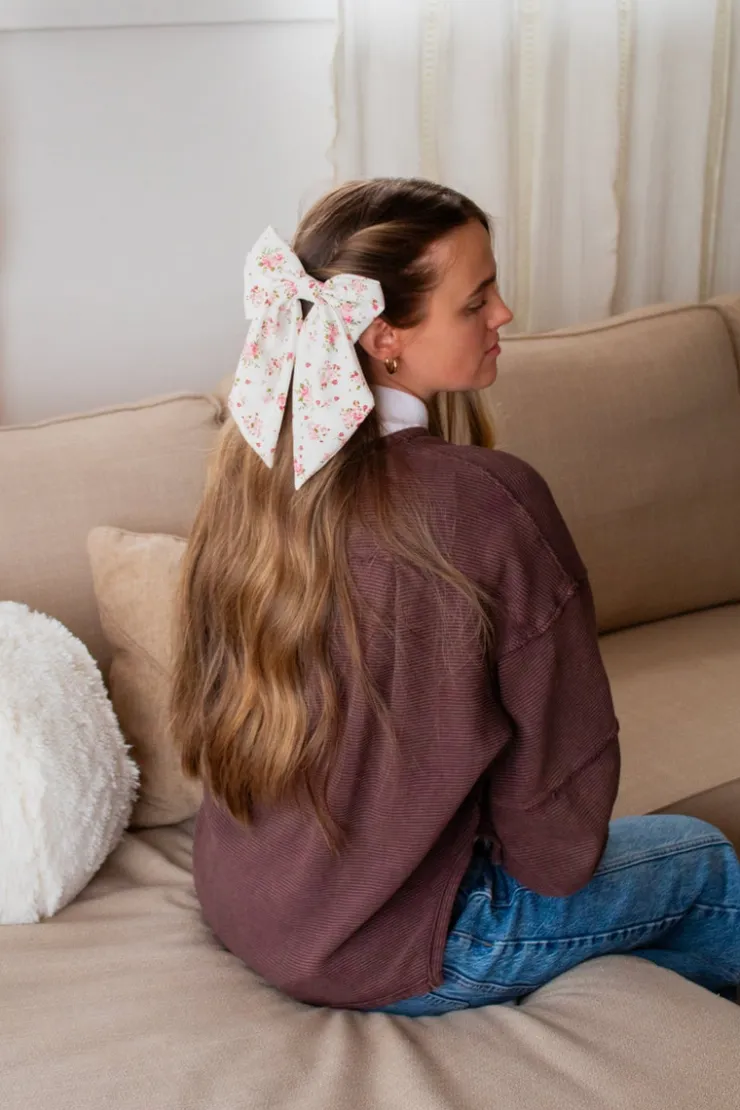 Andi Rosy Romance Bow Clip