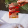 Andi Ruby Red Acetate Bow Clip 2-pack