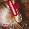 Andi Ruby XL Velvet Claw Clip