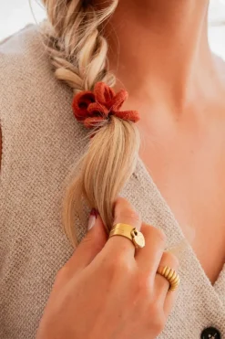 Andi Rustic Cord Scrunchies