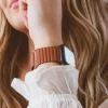 Andi Saddle Brown Magnetic Watch Band