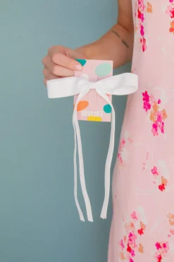 Andi Satin Ribbon Long Bow Clip