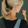 Andi Satin Wrapped Banana Claw Clip