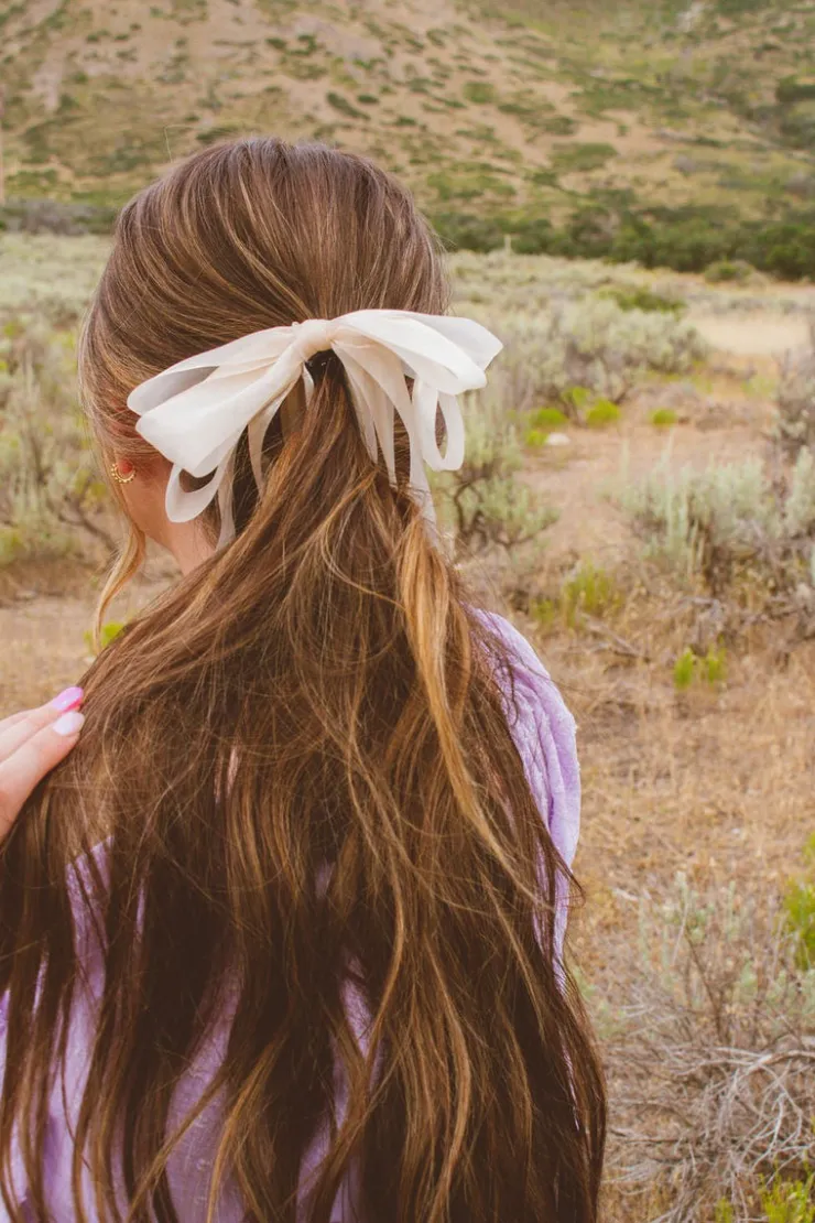 Andi Sheer Bow Banana Claw Clip
