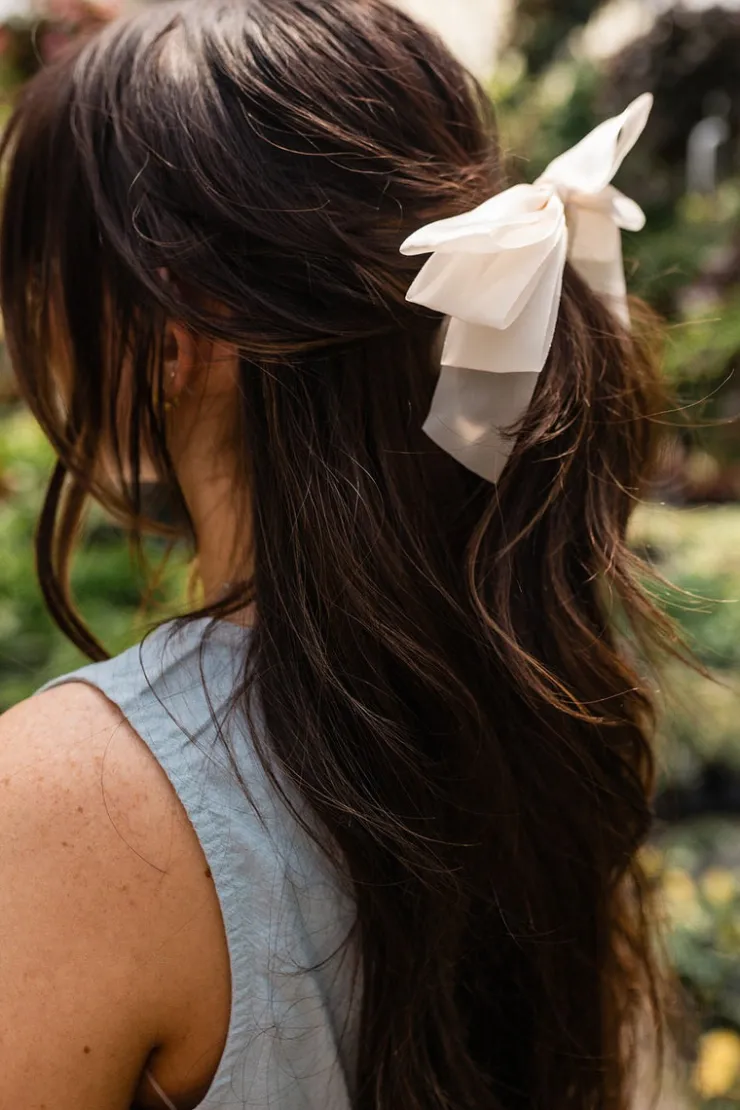 Andi Sheer Bow Banana Claw Clip