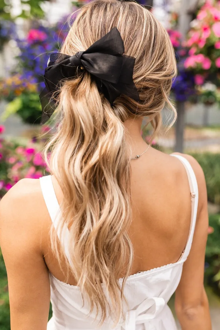 Andi Sheer Bow Banana Claw Clip