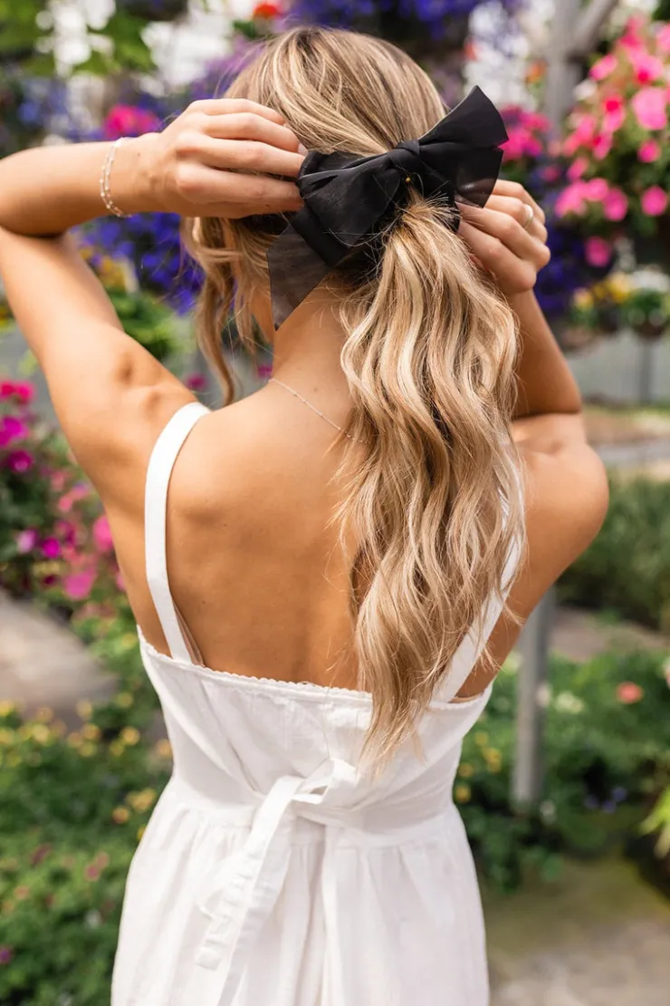 Andi Sheer Bow Banana Claw Clip