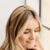 Andi Shimmer Pleated Headband