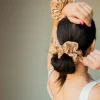 Andi Silky Champagne Jumbo Scrunchie