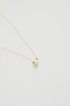 Andi Simple Pearl Pendant Necklace