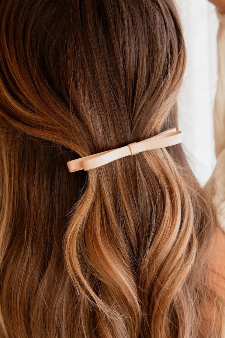 Andi Skinny Loop Bow Barrette
