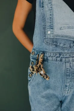 Andi Skinny Tan Tortoise Claw Clip