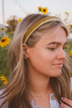 Andi Slim Velvet Hard Headband