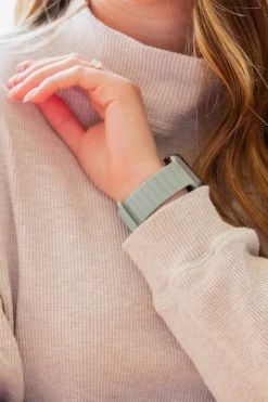 Andi Soft Sage Magnetic Loop Watch Band