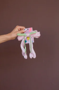 Andi Spring Flowers Bow Barette