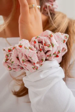 Andi Strawberry Fields Scrunchie