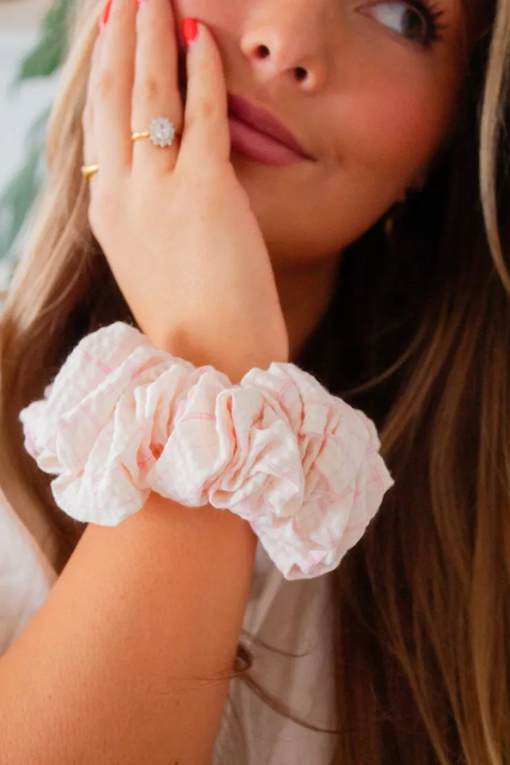 Andi Sweet & Simple Gingham Scrunchie