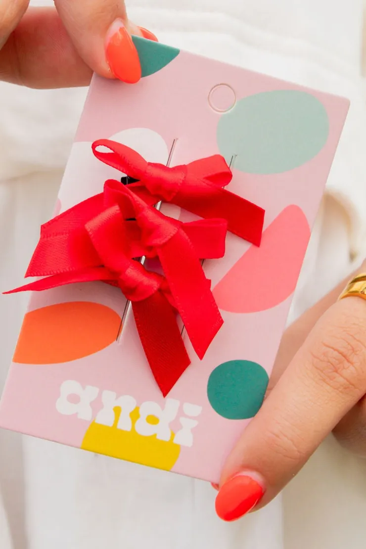 Andi Teeny Satin Bows 3-Pack