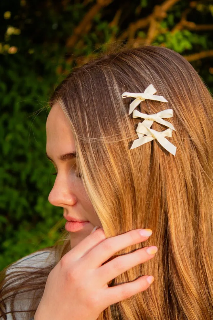 Andi Teeny Satin Bows 3-Pack