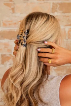 Andi Trio Flora Claw Clip