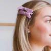 Andi Velvet Bow Clip 2-pack