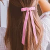 Andi Velvet Double Bow Barrette