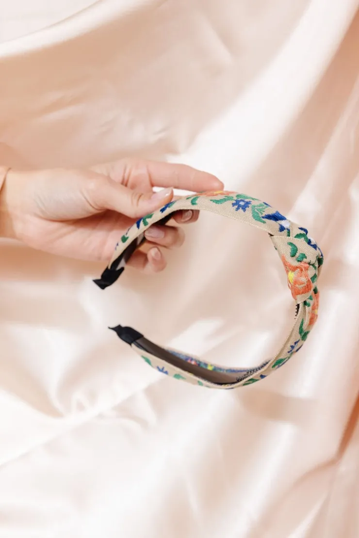 Andi Vintage Floral Hard Headband