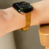 Andi Vintage Gold Link Apple Watch Band
