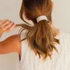 Andi White Granite Barrette