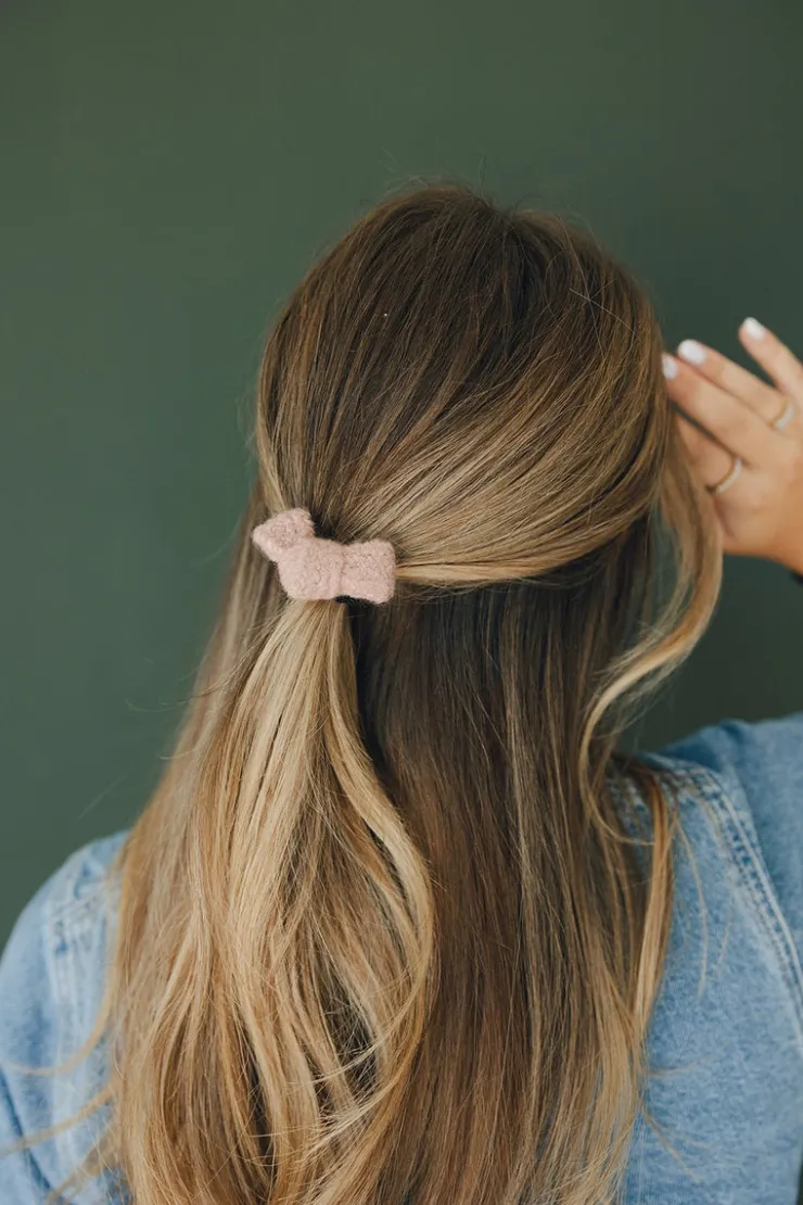 Andi Wool Knot Bow Hair Tie