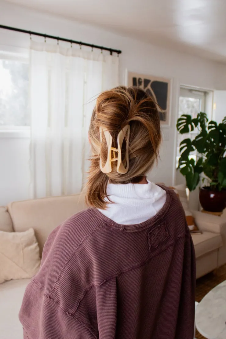 Andi XL Cut-Out Jelly Claw Clips